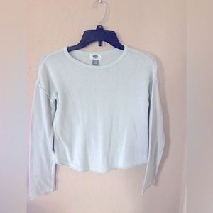 OLD NAVY light teal knit sweater